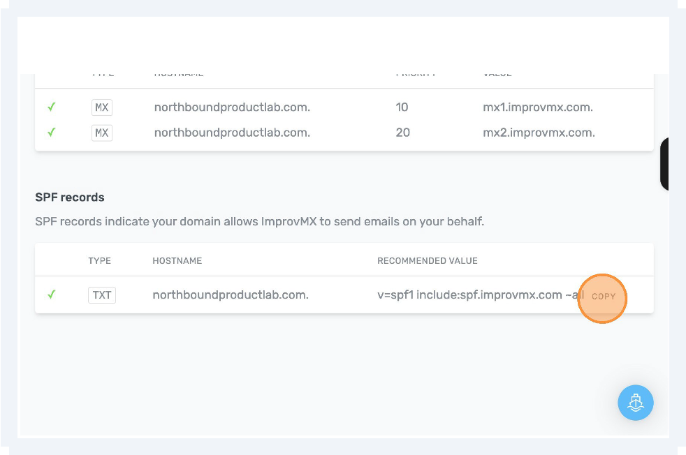 SPF record in DNS